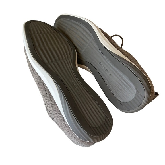 COLE HAAN Men’s size 12 Gray GrandEvolution woven oxfords main image 3